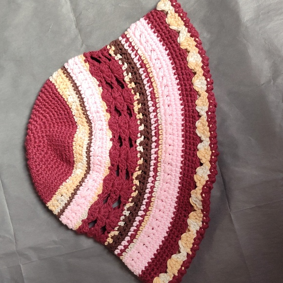 Hand Crafted Accessories - Handmade Crochet Bucket Hat